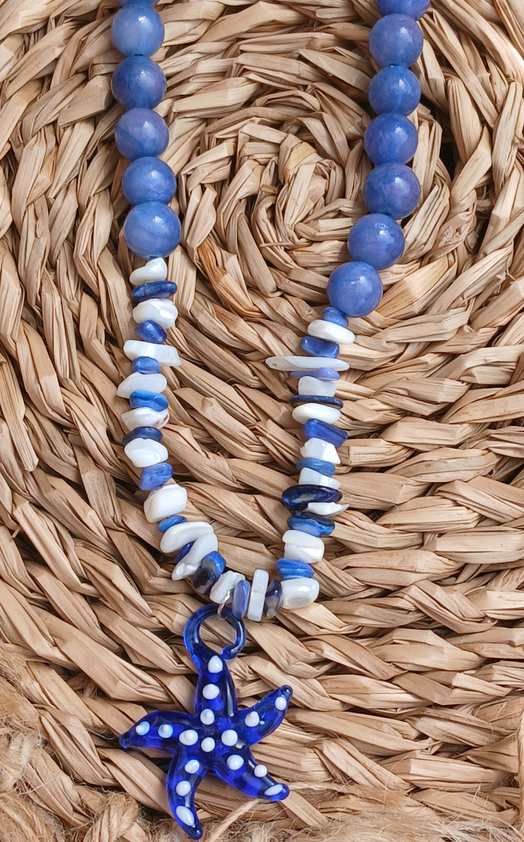 Collar azul
